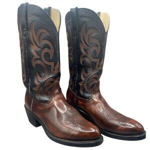 Durango Boot LM504 Men's Size 8D Black Brown Western Cowboy Boots